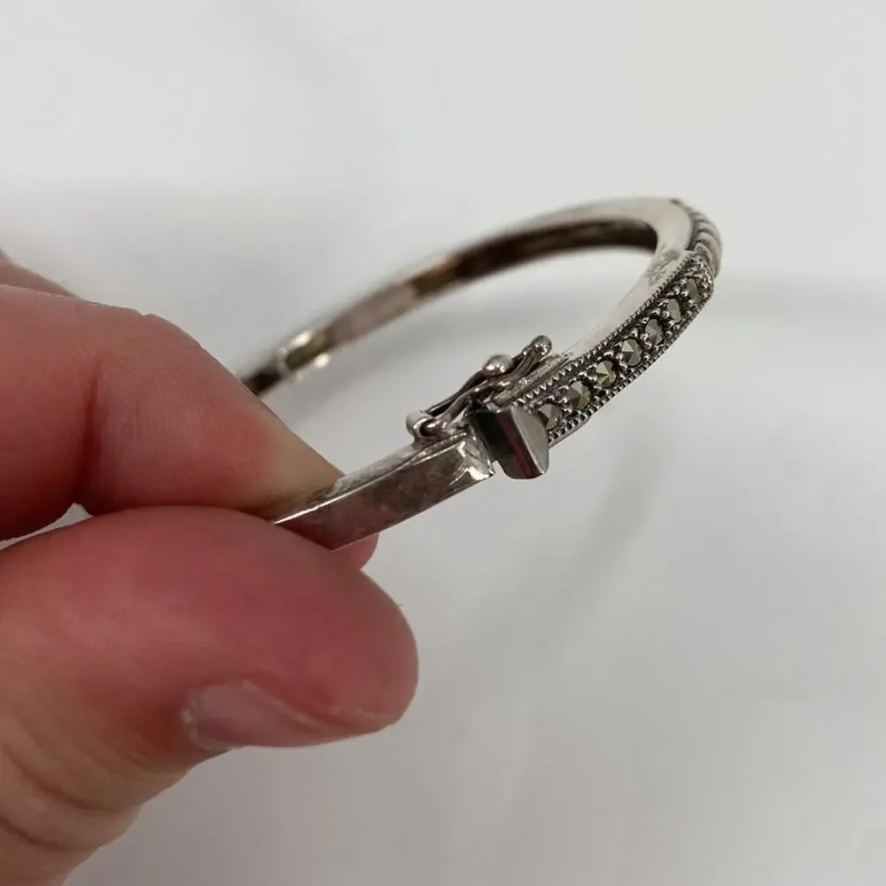 Judith Jack Sterling silver marcasite bracelet - Picture 2 of 6